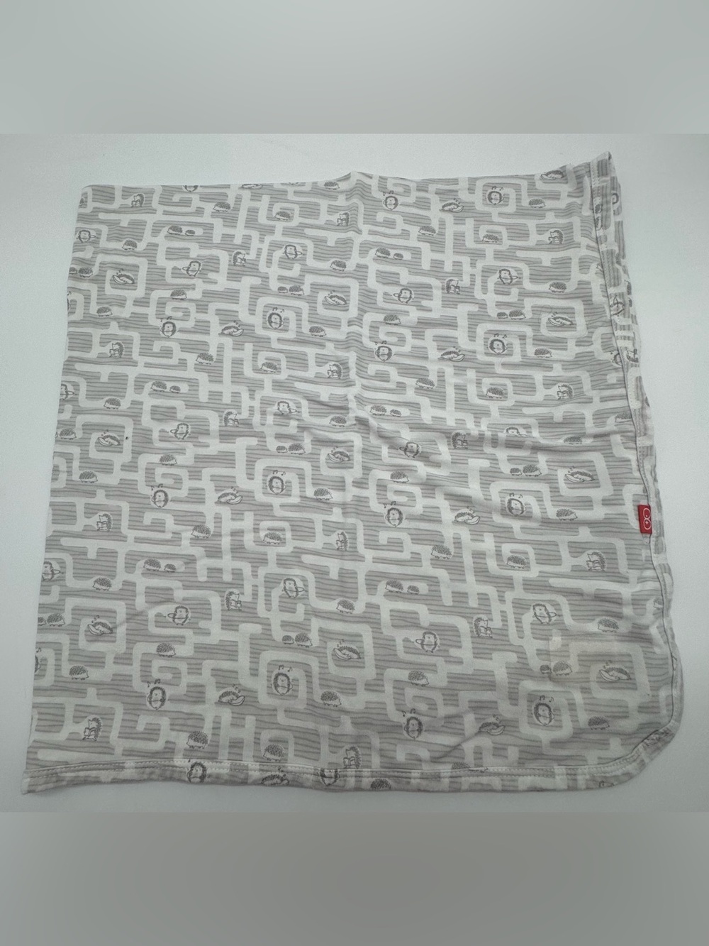 Magnetic Me Modal/Spandex Swaddle Blanket in Hedgehog Print